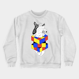 Heart Cube Crewneck Sweatshirt